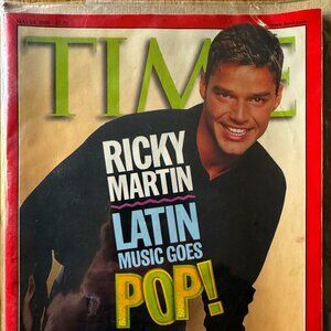 ricky martin time magazine from 1999